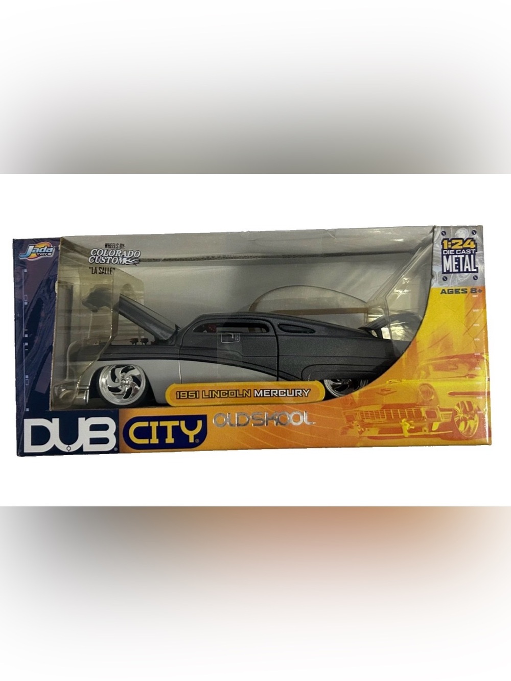 Jada 1/24 Dub City Old Skool 1951 Lincoln Mercury gray / silver double tone
